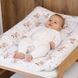 Детский двусторонний матрасик на пеленальный столик и комод (сердечки зайки) PM-RB-WH1 фото 1