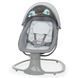 Детское кресло шезлонг качели Mastela с москитной сеткой Light Grey 8104 фото 3