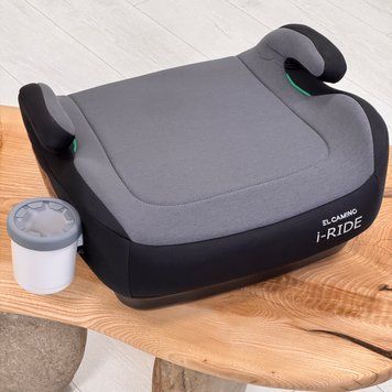 Бустер El Camino ME 1147 i-RIDE ISOFIX Stone Black ME 1147 GY фото