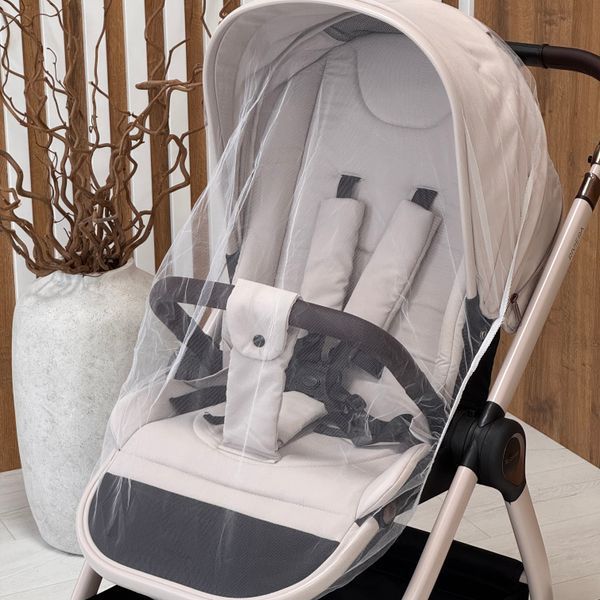 Москитная сетка для коляски BabyOno универсальная (белая) 072 фото