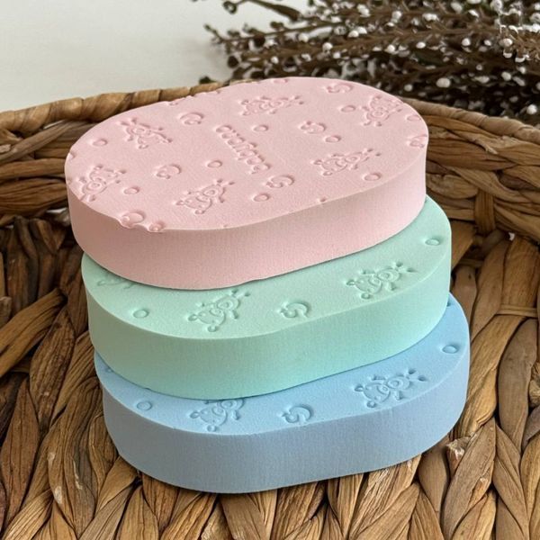 Детская губка для купания экстра мягкая BabyOno, 0+ (бирюзовая) 1640/03 фото