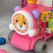Детские ходунки Baby Walker (3в1) "Паровозик" (розовый) 6063 фото 4