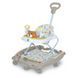 Дитячі музичні ходунки з ручкою 3в1 "Ведмедик" Bambi (коричневі) M 3656A-S-11 фото 1