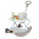 Дитячі музичні ходунки з ручкою 3в1 "Ведмедик" Bambi (коричневі) M 3656A-S-11 фото 2