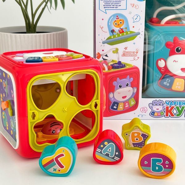 Детская развивающая игрушка 6в1 "Волшебный куб" 57959 фото