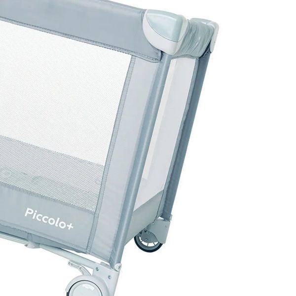Манеж детский игровой со вторым дном CARRELLO Piccolo+ CRL-18102 Ash Gray 18102 AG фото