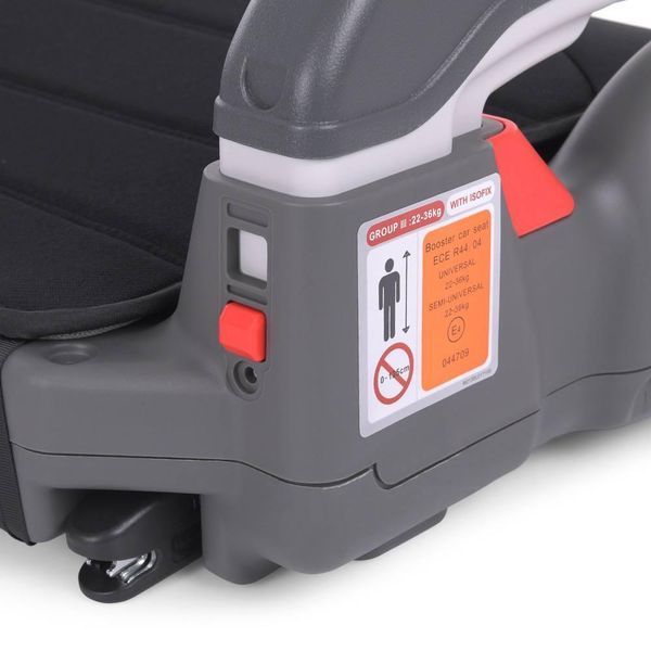 Автокресло бустер El Camino RORO Isofix Royal Gray ME 1144 GY фото