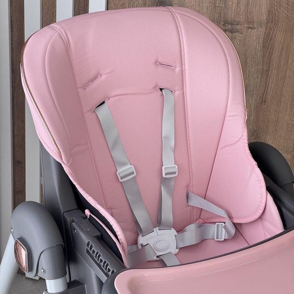 Стульчик для кормления Toti (материал ткани PU, съемный столик, корзина) Pink S-19225 фото