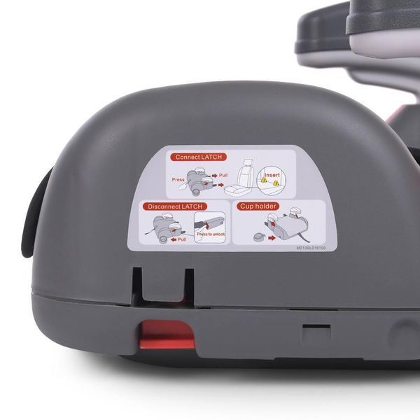 Автокресло бустер El Camino RORO Isofix Royal Gray ME 1144 GY фото