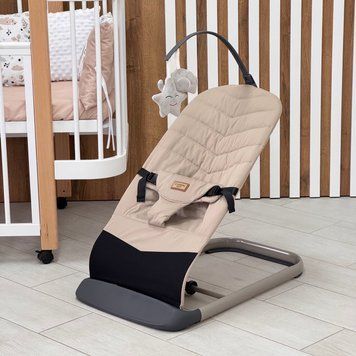 Дитячий баунсер шезлонг El Camino Izzy Taupe Beige ME 1178-1 BG фото