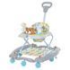 Дитячі музичні ходунки з ручкою 3в1 "Ведмедик" Bambi (сірі) M 3656A-S-4 фото 1