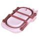 Силиконовая складная ванночка для купания младенцев EL Camino CROCO Pink ME 1141 RS фото 2