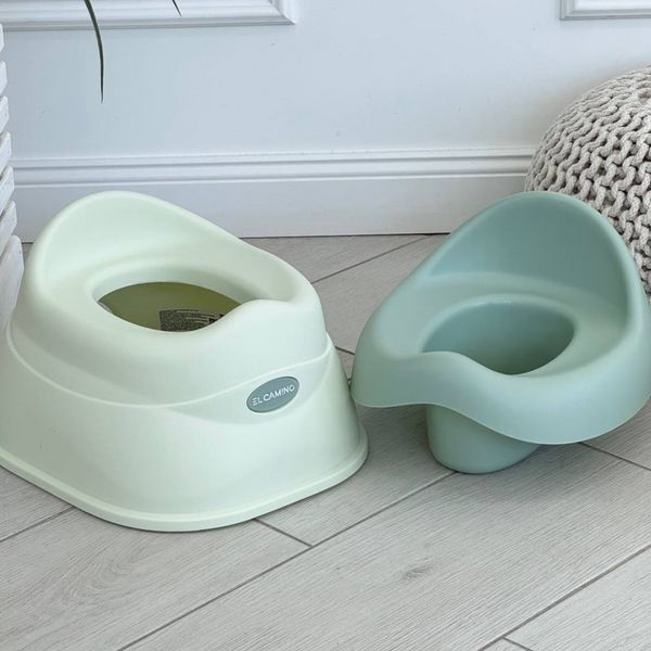 Детский двухкомпонентный горшок с антискользящим дном El Camino El Camino BASIC POTTY (оливка) ME 1153 OL фото