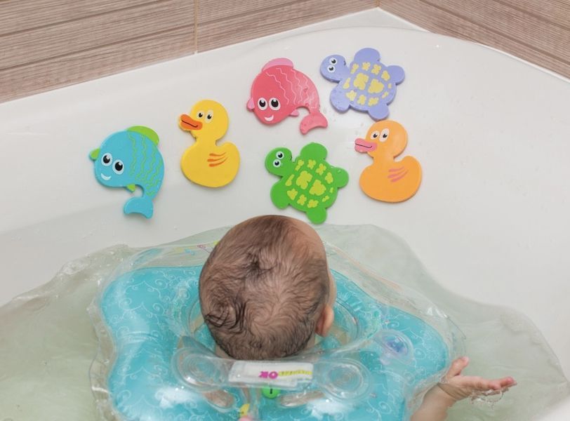 Набір міні килимків іграшок на присосках для купання "KINDERENOK" MINI Aqua 060917 фото