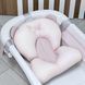 Силиконовая складная ванночка с термометром и матрасиком El Camino Peony Pink ME 1151-PP фото 3