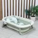 Силиконовая складная ванночка с термометром и матрасиком El Camino Pale Green ME 1151-PG фото 4