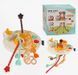 Сенсорная логическая игрушка с протяжками "Pull String Toys" 1654 фото 2