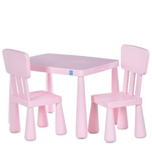Дитячий стіл Bambi M 6176 New table + 2 стільці (рожевий) M 6176-8 фото