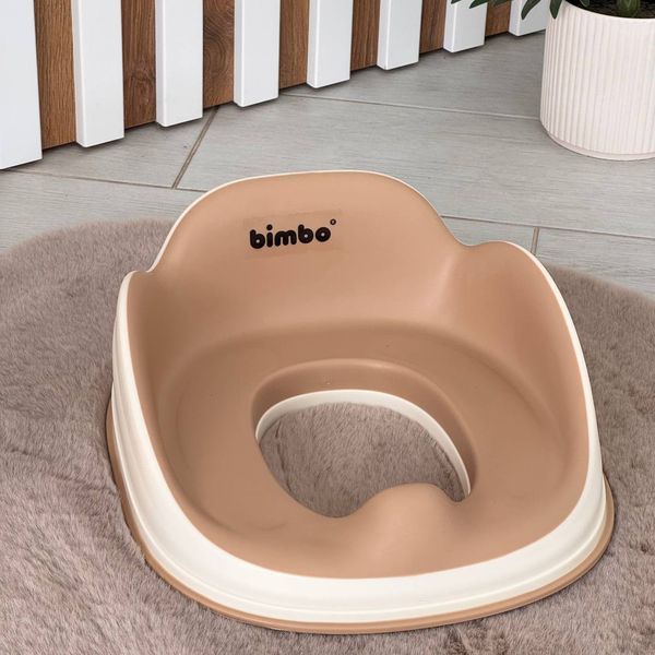 Накладка на унитаз Bimbo с мягким сиденьем (коричневый) 9341-96 фото