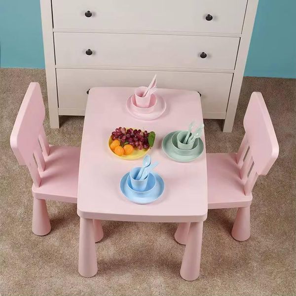 Дитячий стіл Bambi M 6176 New table + 2 стільці (рожевий) M 6176-8 фото