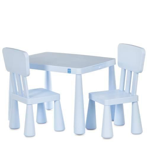 Дитячий стіл Bambi M 6176 New table + 2 стільці (блакитний) M 6176-4 фото