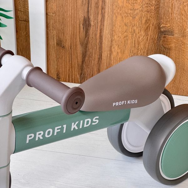 Детский четырехколесный беговел "Profi Kids" (зеленый) с мягким сиденьем MBB 1014-3 фото