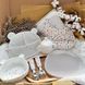Набор силиконовой посуды "Медвежонок" с приборами, поильником и нагрудником (пудра конфетти + подарочная упаковка SD-SET-BR-CONF-WH1 фото