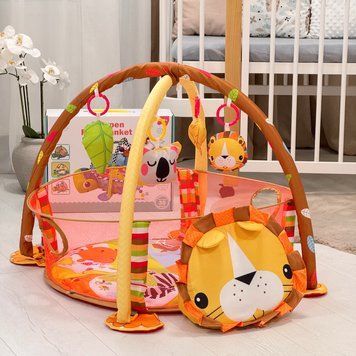 Дитячий ігровий килимок Baby Play Mat 3в1"Левик" BY-A189 фото