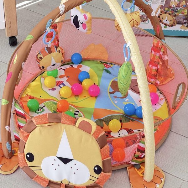 Дитячий ігровий килимок Baby Play Mat 3в1"Левик" BY-A189 фото