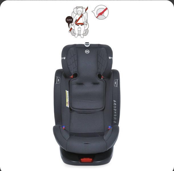 Поворотное детское автокресло El Camino Everest от 0 до 12 лет Black ME 1114 BK фото