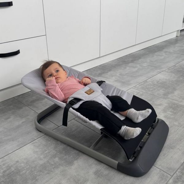 Дитячий баунсер шезлонг El Camino Gray ME 1178 GY фото