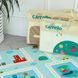 Двусторонний детский игровой развивающий термоковым для ползания с сумкой 180/200см (Премиум качество) "Кубики - Дорога" TM-PR-1820-K фото 5